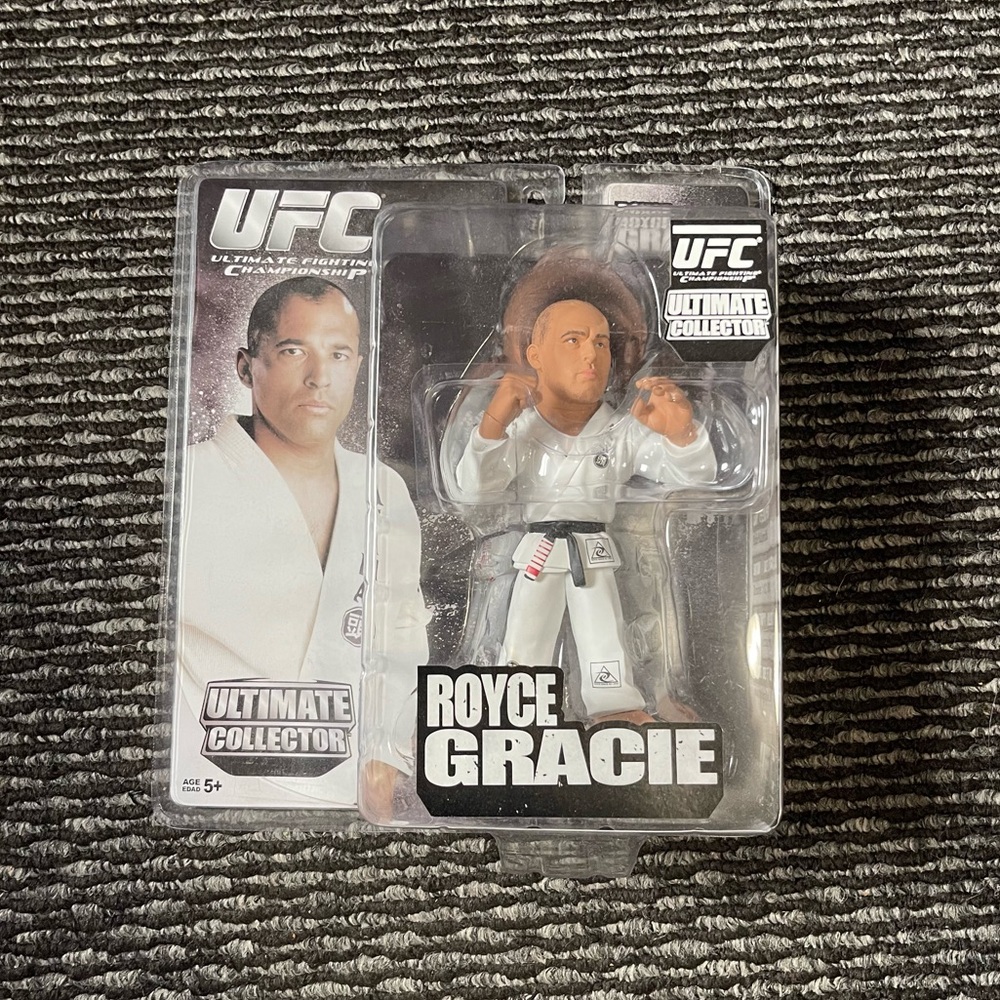 UFC Royce Gracie Action Figure - White Gi, Black Belt